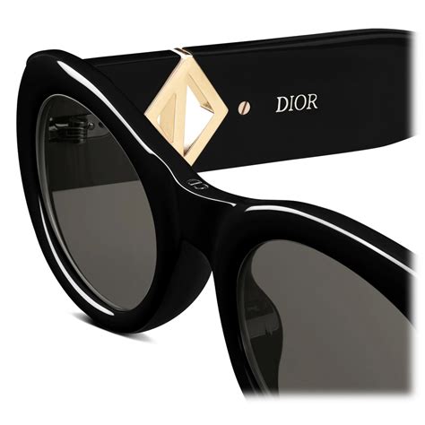 occhiali dior rotondi angelina jolie|CD Diamond R1I Occhiali da sole rotondi neri .